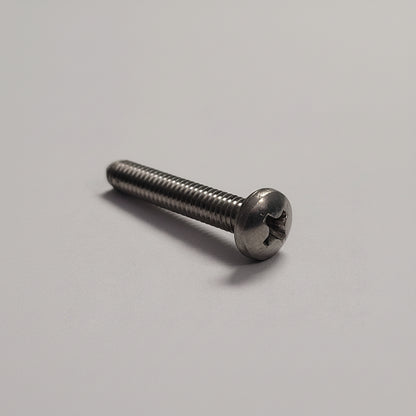 Machine Screw, Pan Head, SS, 8-32x1"