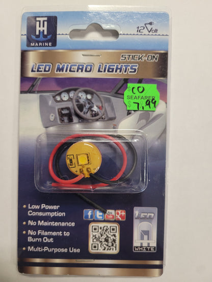LED Mini stick on light (White) Discontinued, Closeout.
