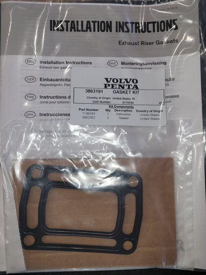 Volvo Riser gasket kit OEM