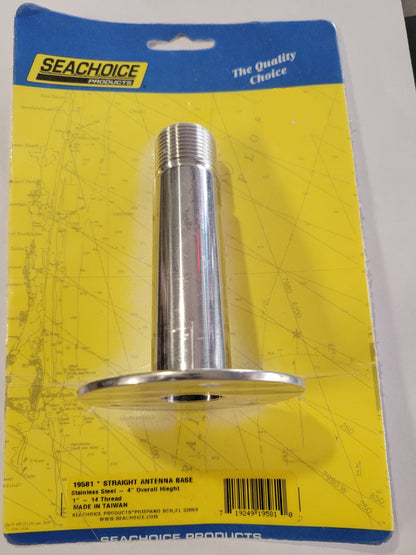 Seachoice 19581 Stainless-Steel Antenna Base