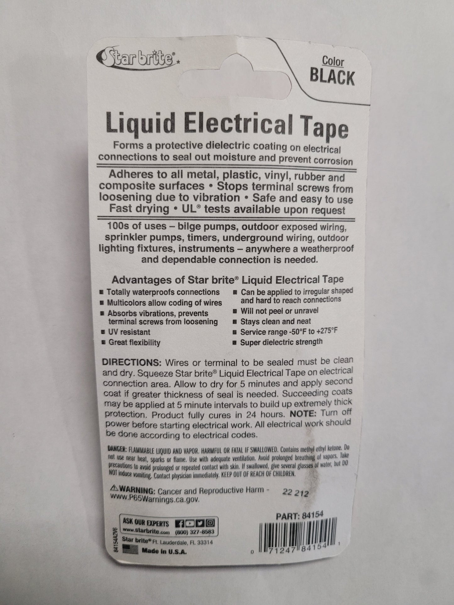 Liquid Electrical Tape Black 1 oz.