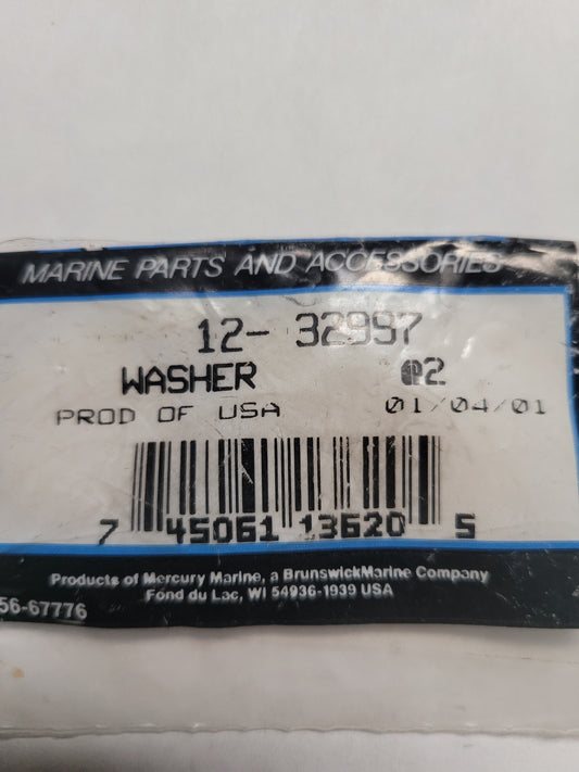 Washer, For Splined Swivel Shaft, Quicksilver 32997, (NLA), (NOS)