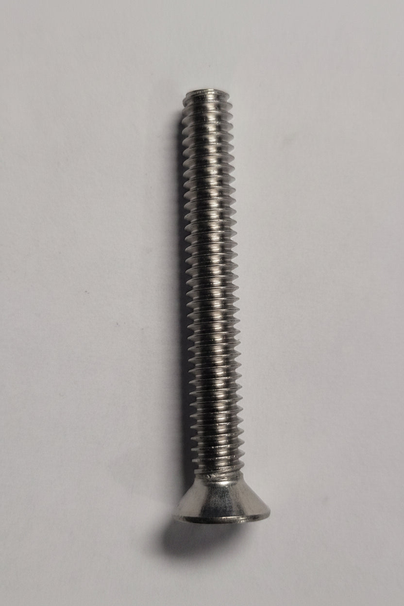 Machine Screw, Flat Head, 1/4"-20x2-1/2", 4-2324
