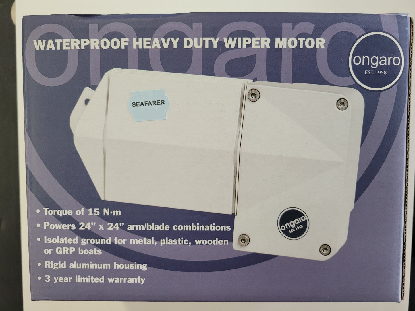 33621 HD Wiper Motor Schmitt Marine Ongaro