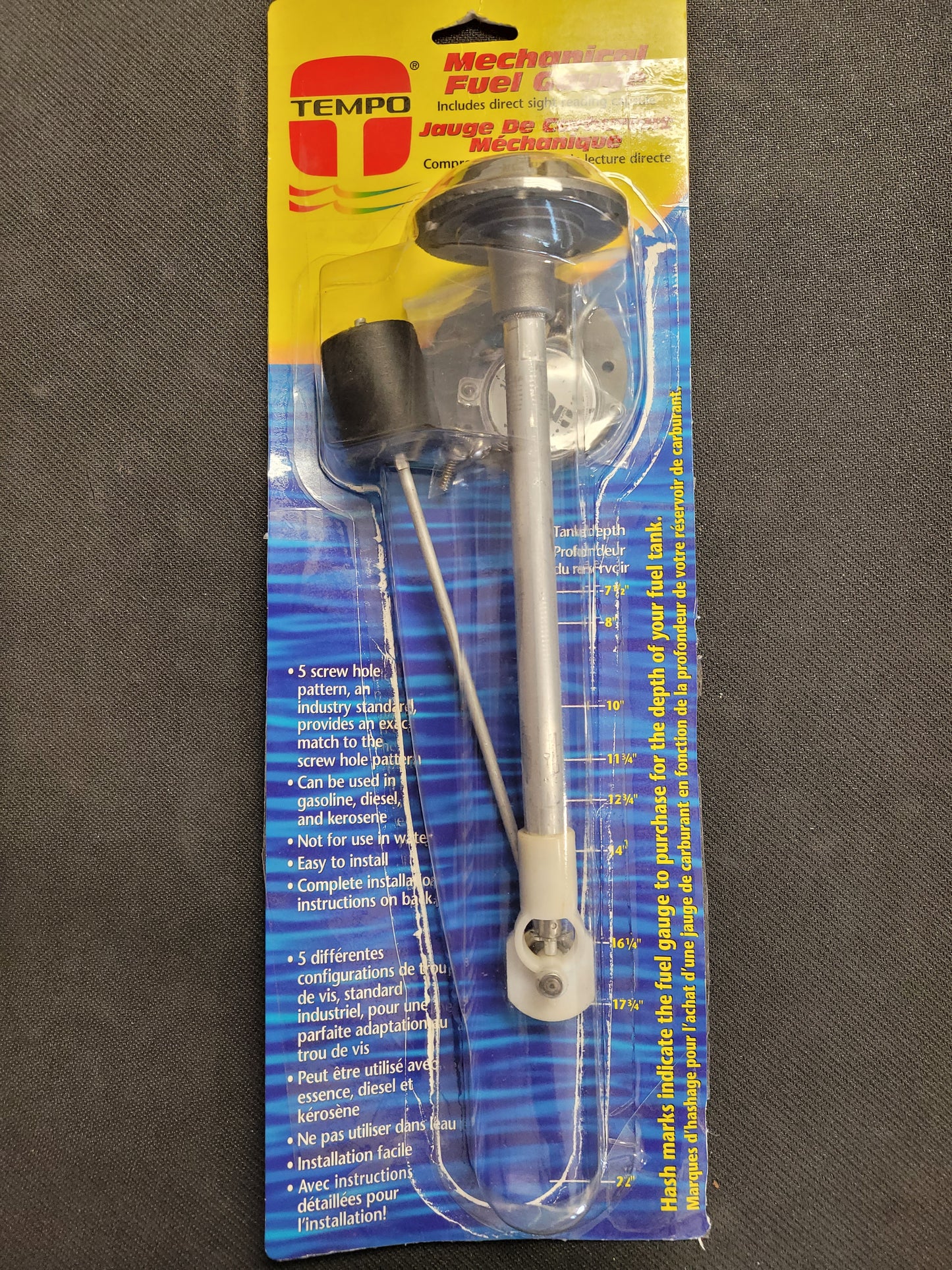 Fuel Level Sender 17-3/4" Tempo 420080