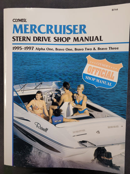 Repair Manual, Clymer B744, Mercruiser Stern Drive, 1995-1997