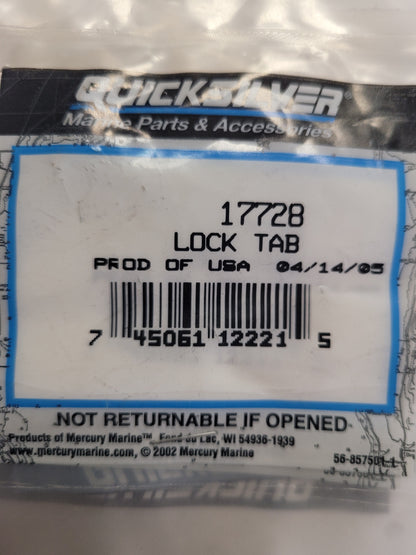 Lock Tab, Dual Engine Tie Bar, Quicksilver 17728