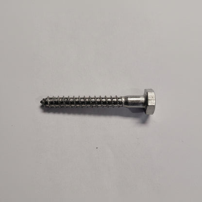 Lag Screw, SS, 1/4x2", 4-1183