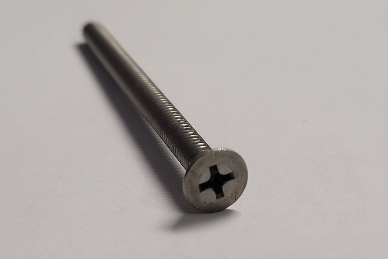 Machine Screw, Flat Head, SS, 10-24x3", 00253