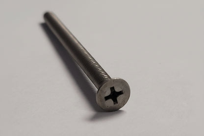 Machine Screw, Flat Head, SS, 10-24x3", 00253