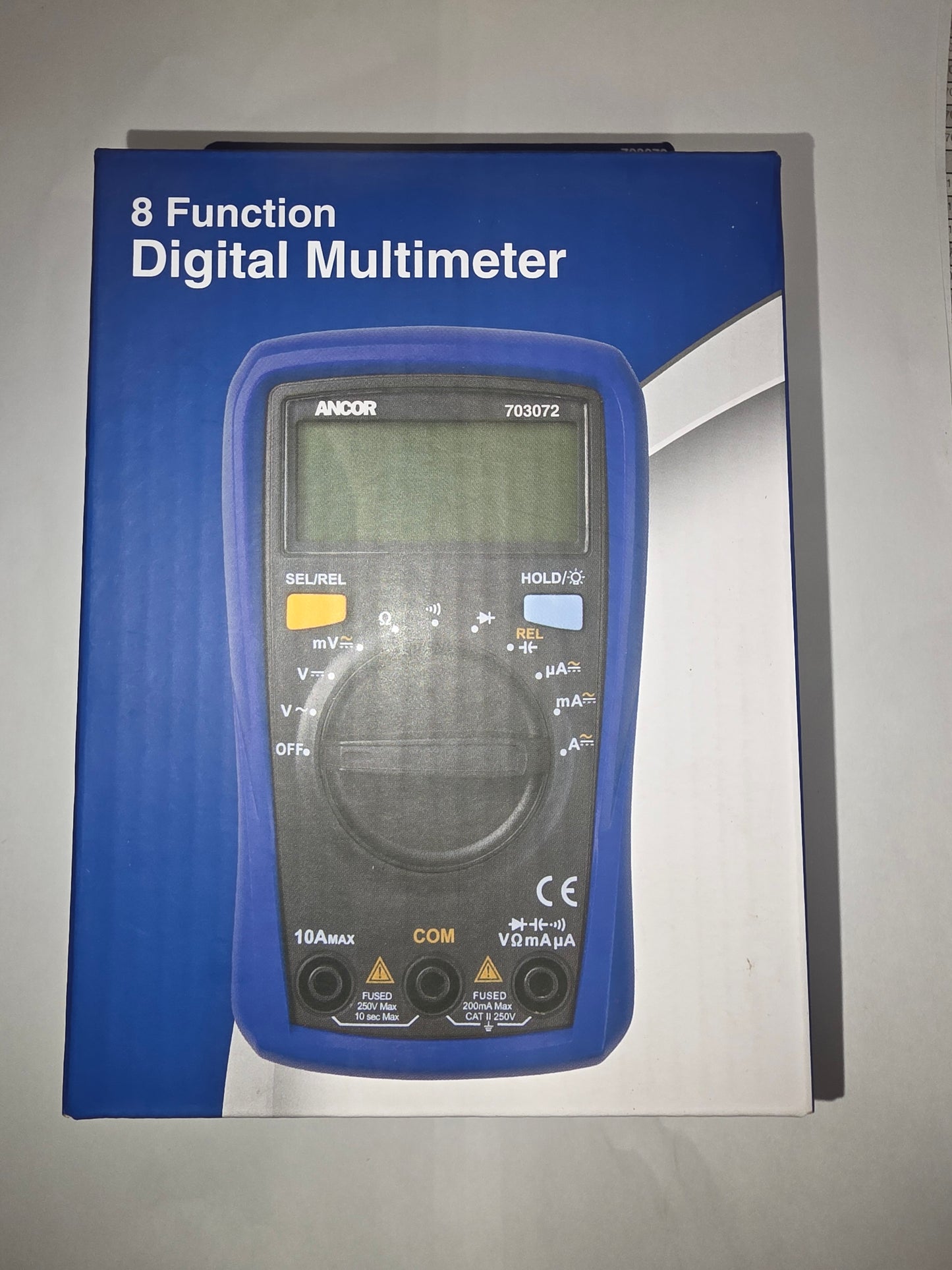 Ancor 703072 8 Function Digital Multimeter