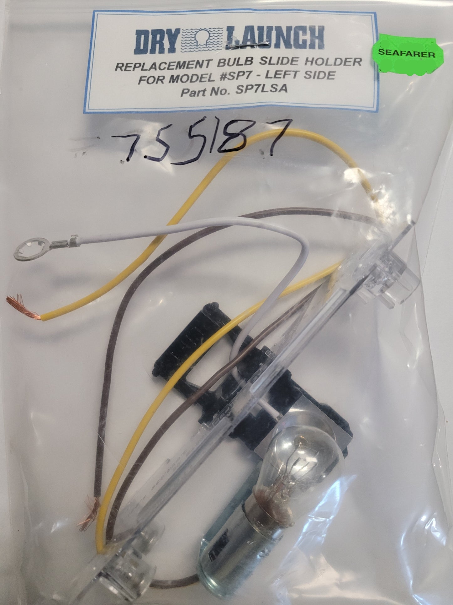 LH Bulb  Slide Holder, Dry Launch, SP7LSA
