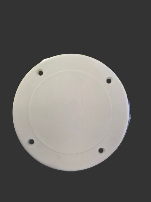 Seachoice Polypropylene Cover Plate Arctic White OD: 5-5/8"