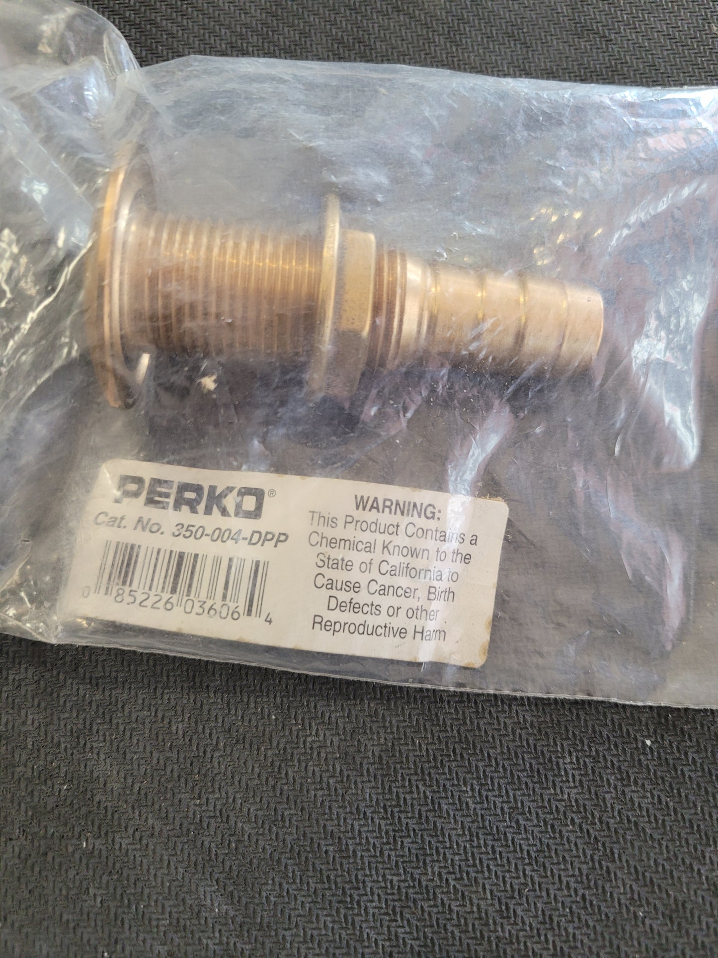 5/8 Thru Hull, Perko 350-004-DPP, **CLEARANCE**