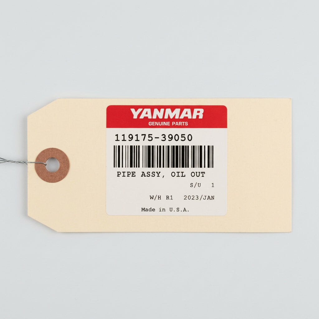 Yanmar Oil Pipe, 119175-39050