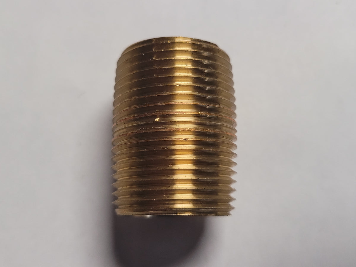 3/4"mip X Close Red Brass Pipe Nipple, 40080