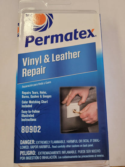 Permatex 80902 Vinyl & Leather Repair Kit