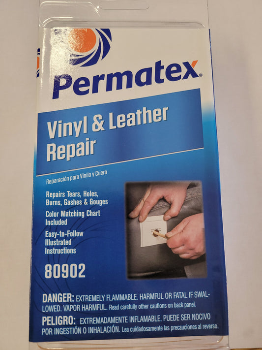 Permatex 80902 Vinyl & Leather Repair Kit