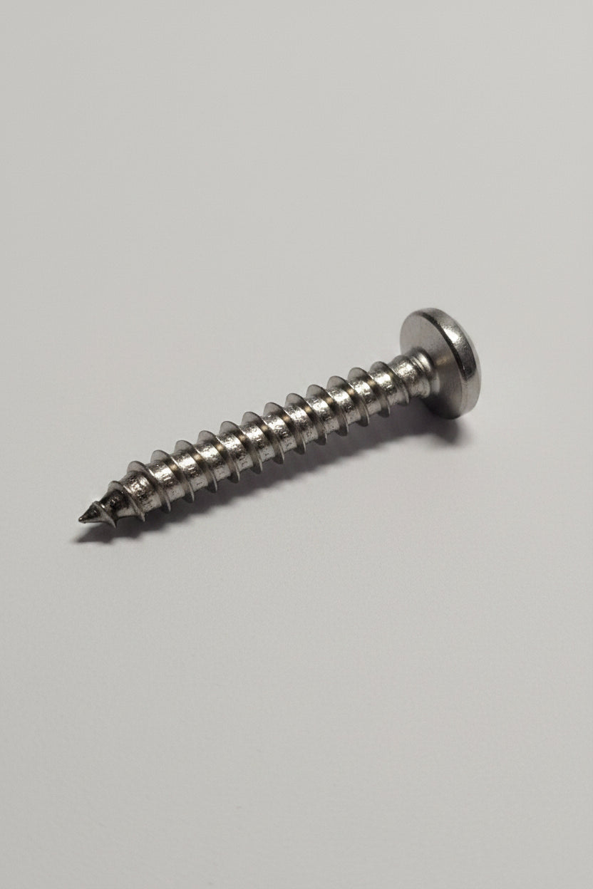 12x1-1/4" SS Pan Head Screw, 4-0201