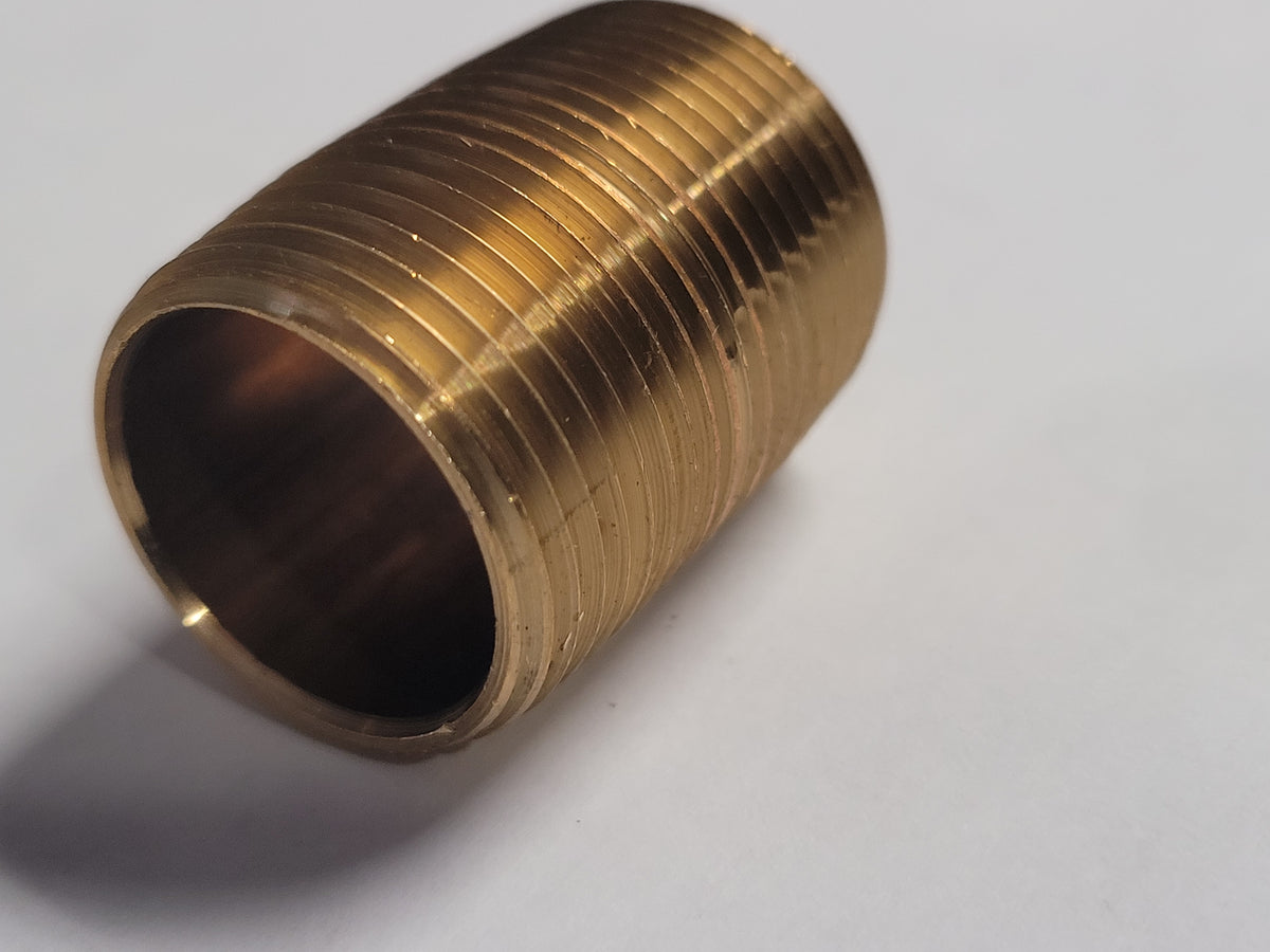 3/4"mip X Close Red Brass Pipe Nipple, 40080