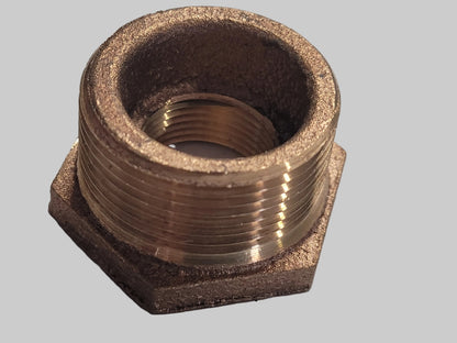 3/4"mip X 1/4"fip Bronze Hex Bushing, 44507