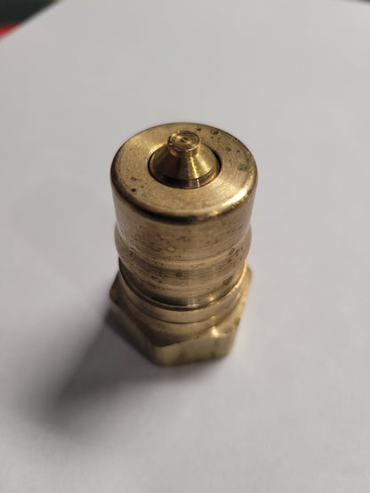 Hydraulic Quick Coupling, 60 Series, Male, Brass, Parker BH4-61
