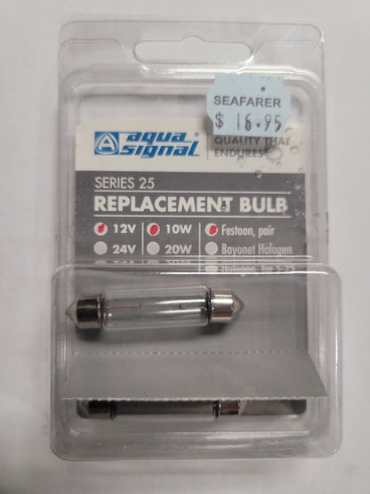 10w, 12vdc, bulb, series 25 Aqua Signal, pair