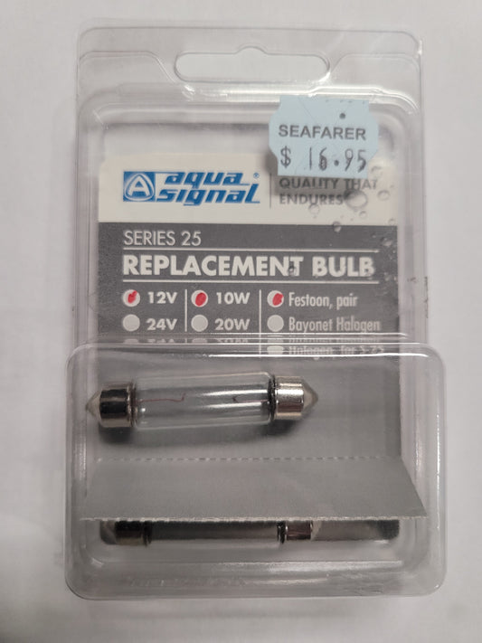 10w, 12vdc, bulb, series 25 Aqua Signal, pair