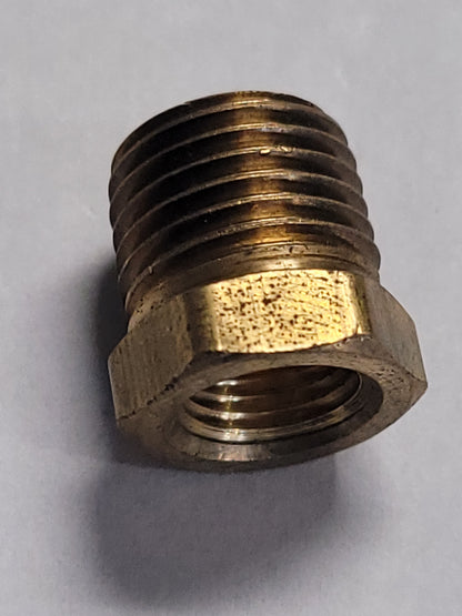 3/8"mip x 1/8"fip Brass Reducing Bushing, 28103