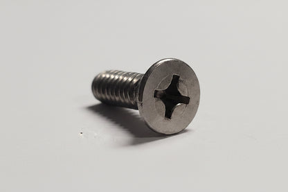 Machine Screw, Flat Head, SS, 1/4"-20x3/4", 00284