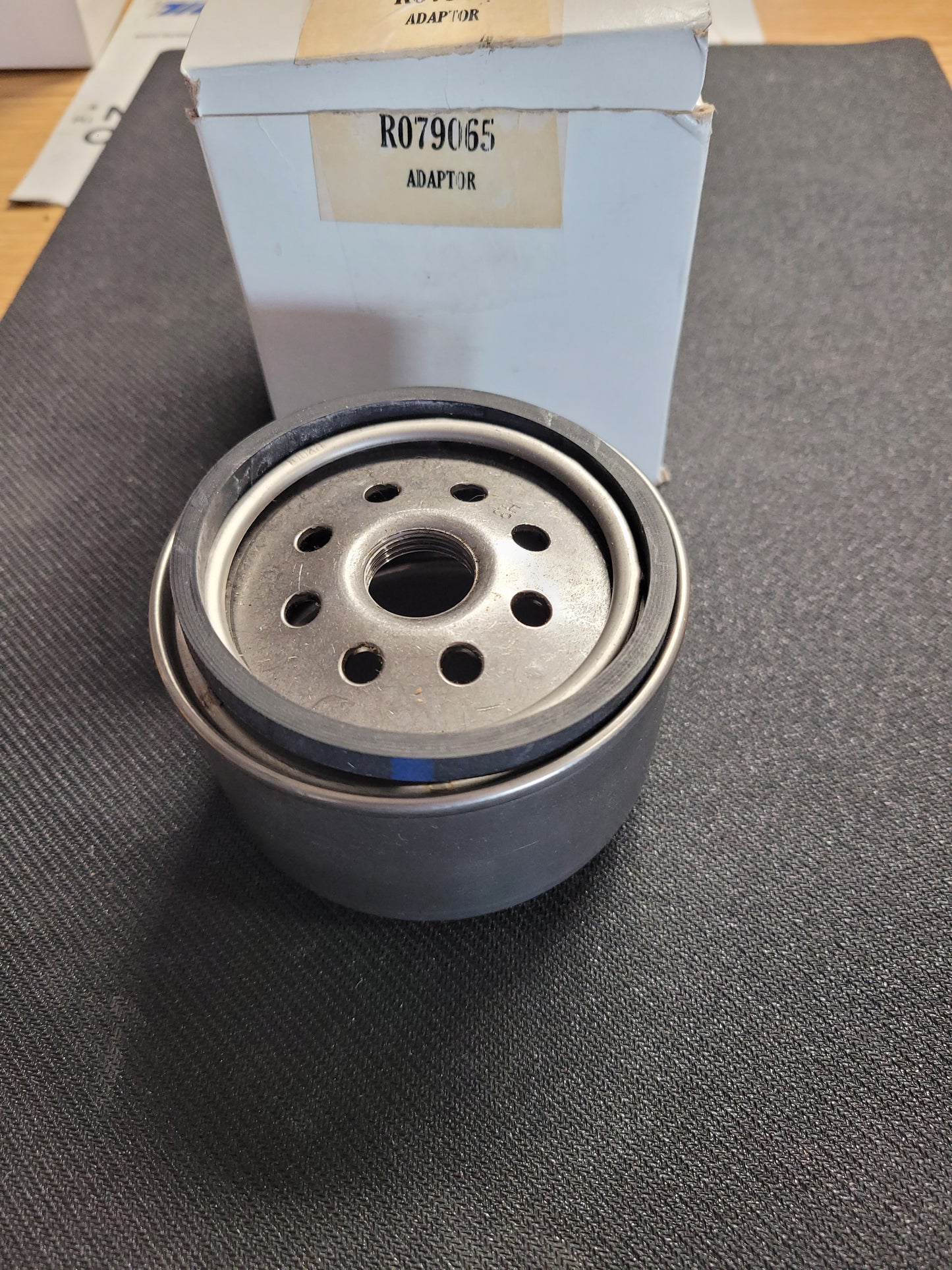 Adapter,Engine Oil Crusader R079065 (NOS)