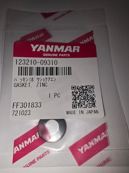 Yanmar 123210-09310 Gasket, Zinc Cover