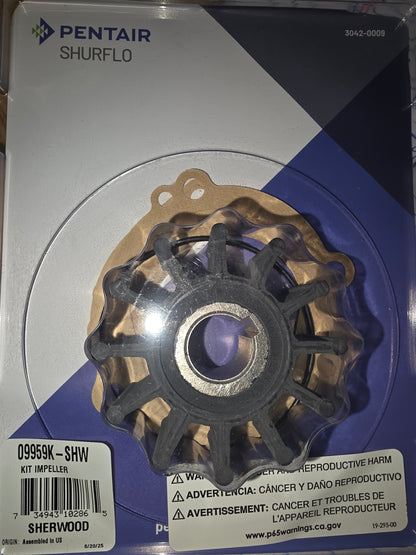 Sherwood 09959K Impeller Kit W/Gaskets