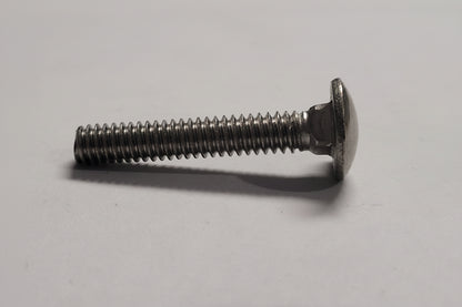 Carriage Bolt, SS, 1/4"-20x1-1/2", 4-1020