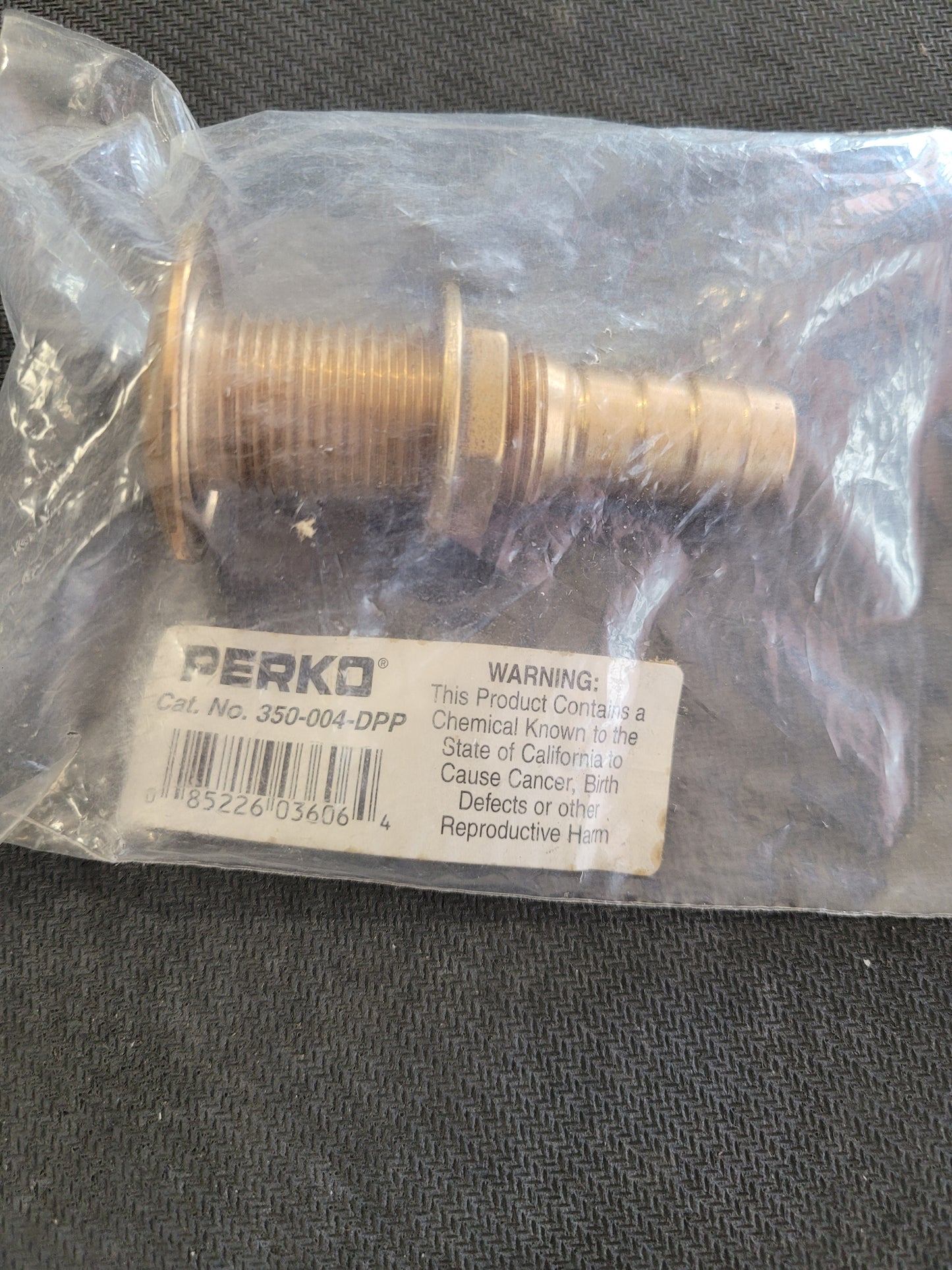 5/8 Thru Hull, Perko 350-004-DPP, **CLEARANCE**
