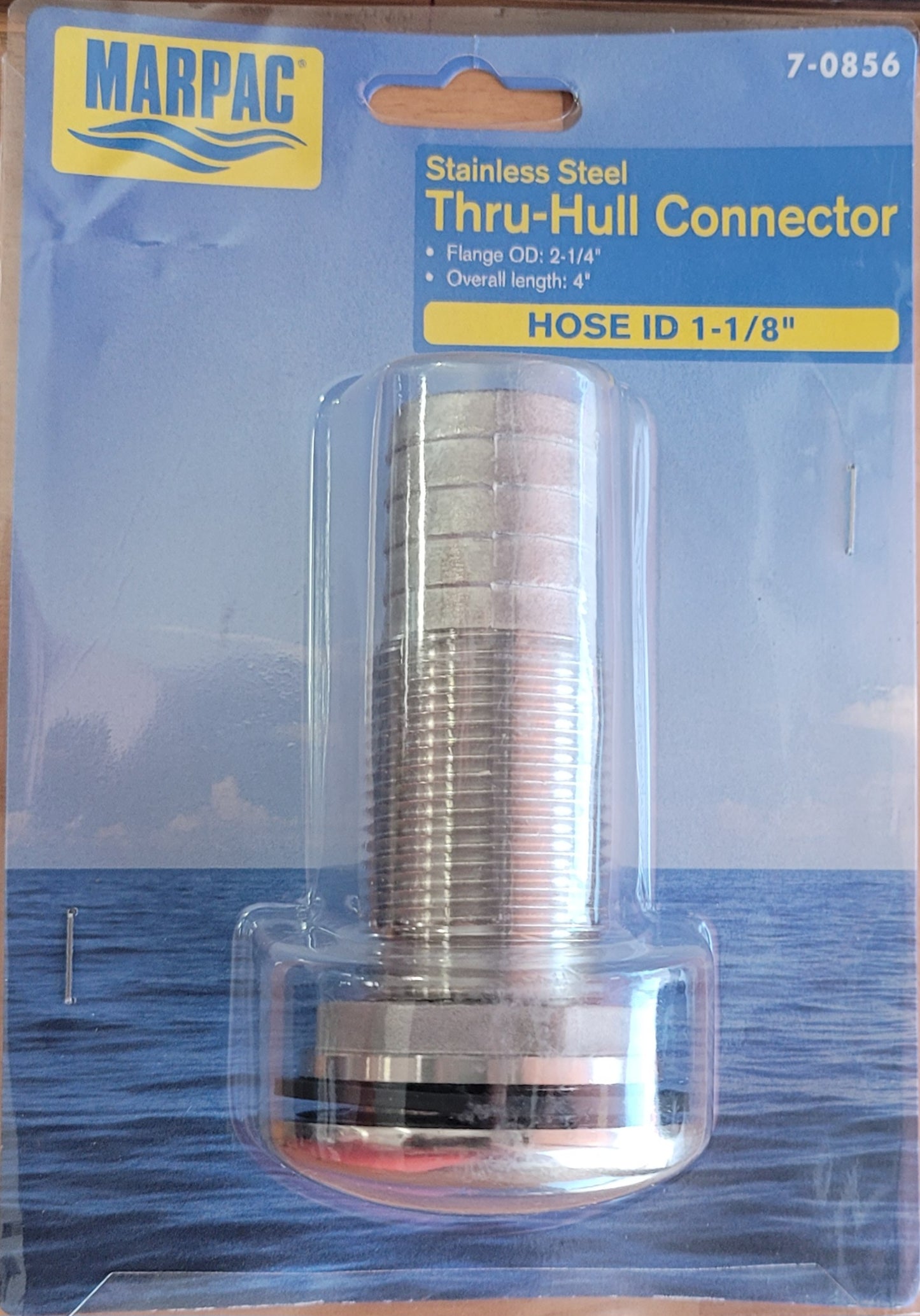 SS Thru Hull 1-1/8"