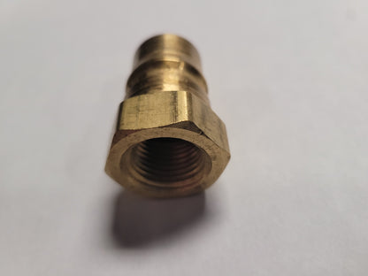 Hydraulic Quick Coupling, 60 Series, Male, Brass, Parker BH4-61