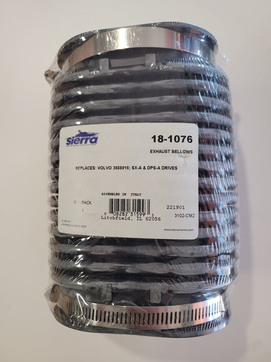 Exhaust Bellows, Sierra 18-7076