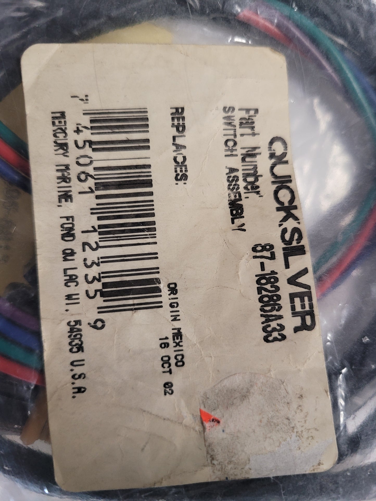 Trim/Trailer Switch, Quicksilver 18286A33