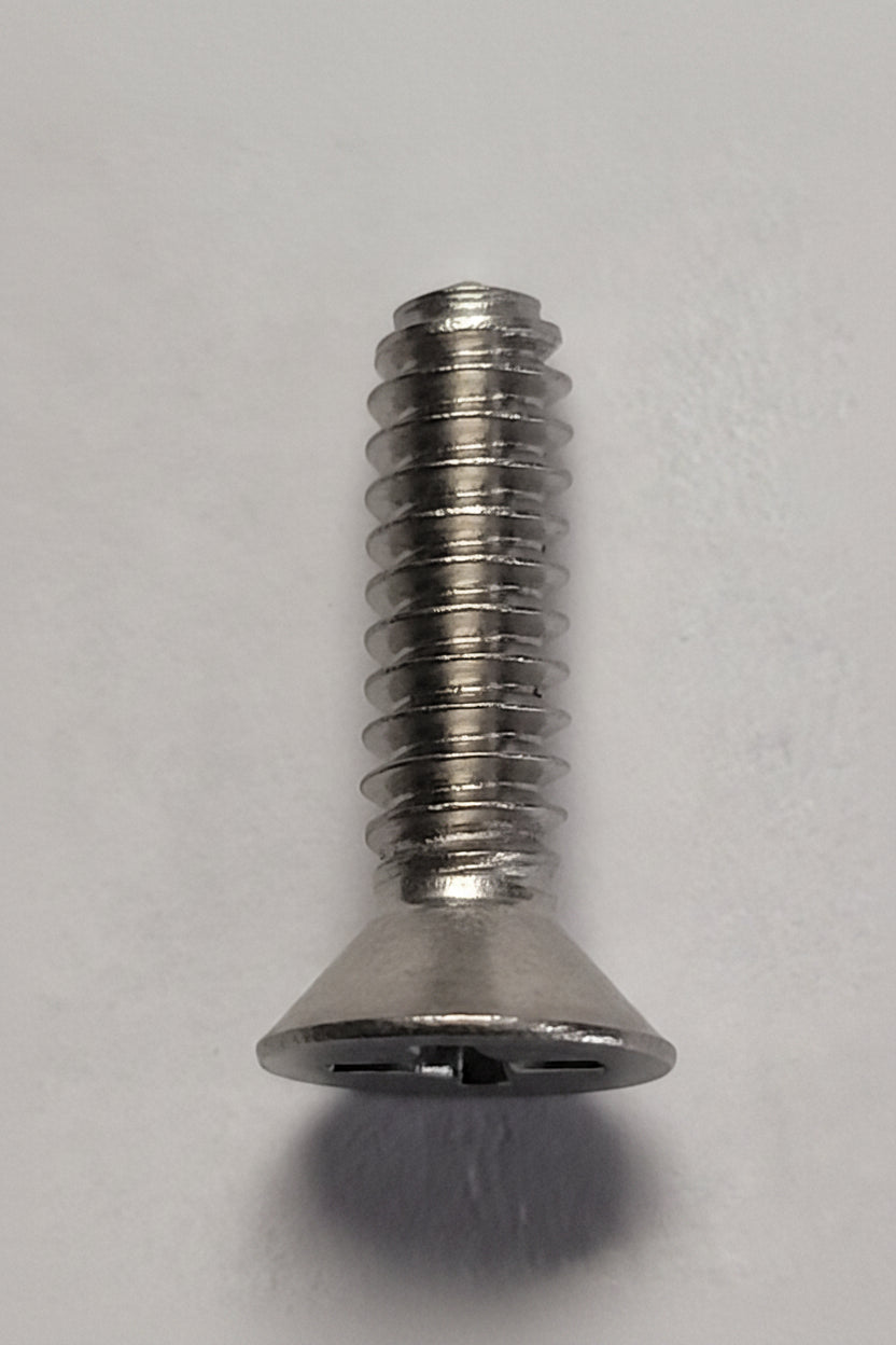 Machine Screw, Flat Head, SS 6-32x1/2"