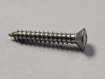 6x3/4" SS Oval Screw, 4-0225