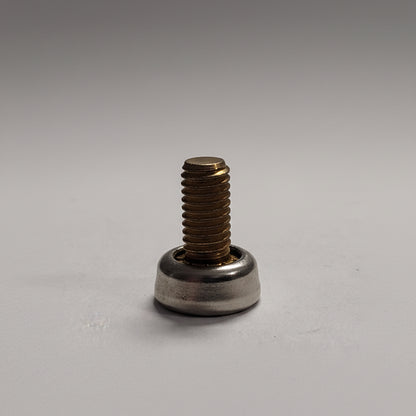 Stainless Steel Button Stud With Brass Machine Screw, 59909