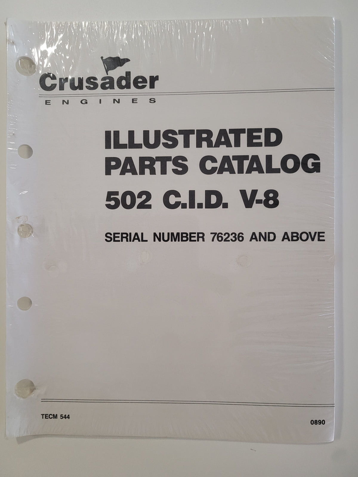 Crusader Illustrated Parts Catalog, 502 V-8, TECM 544, CLOSEOUT