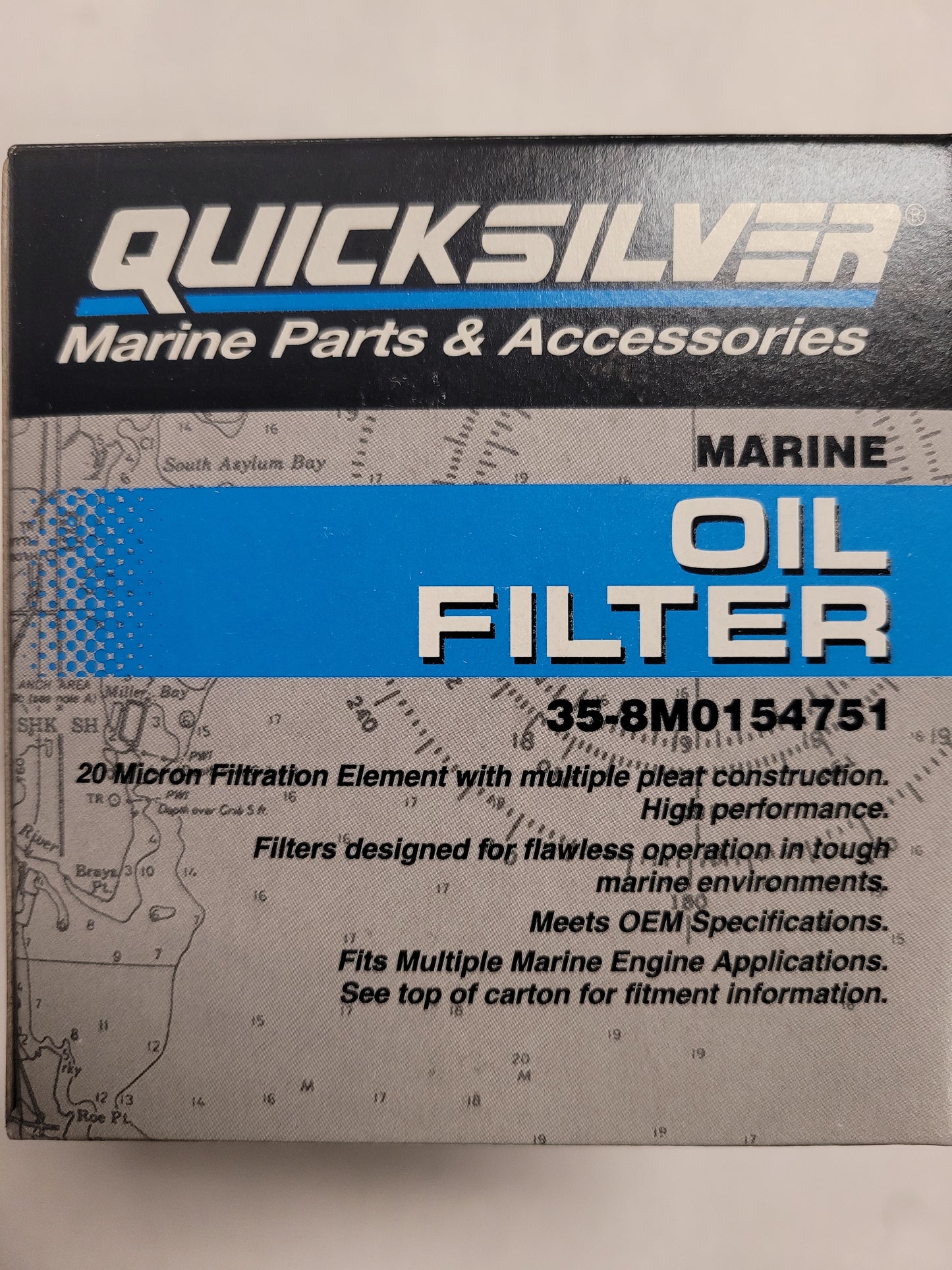 Quicksilver 35-8M0154751 Oil Filter