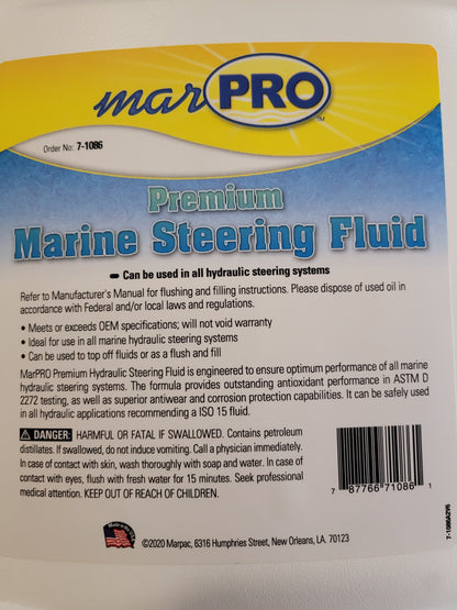 Premium Marine Steering Fluid Gal