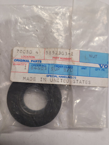 Nut, Upper Vertical Shaft, (NOS) Volvo 3851303