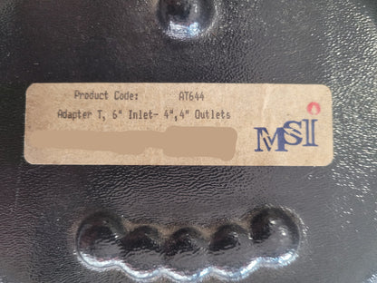 6 x 4 x 4 T Adaptor MSI AT644