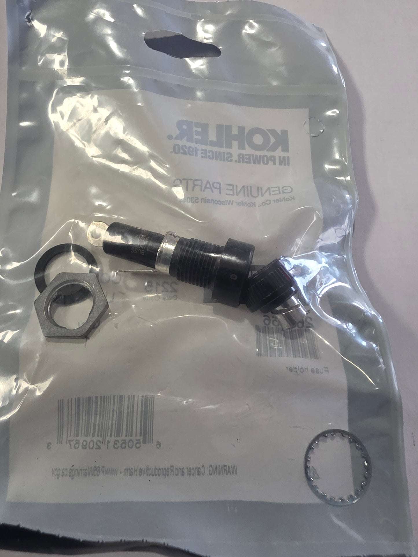 Kohler 263156 Fuse Holder
