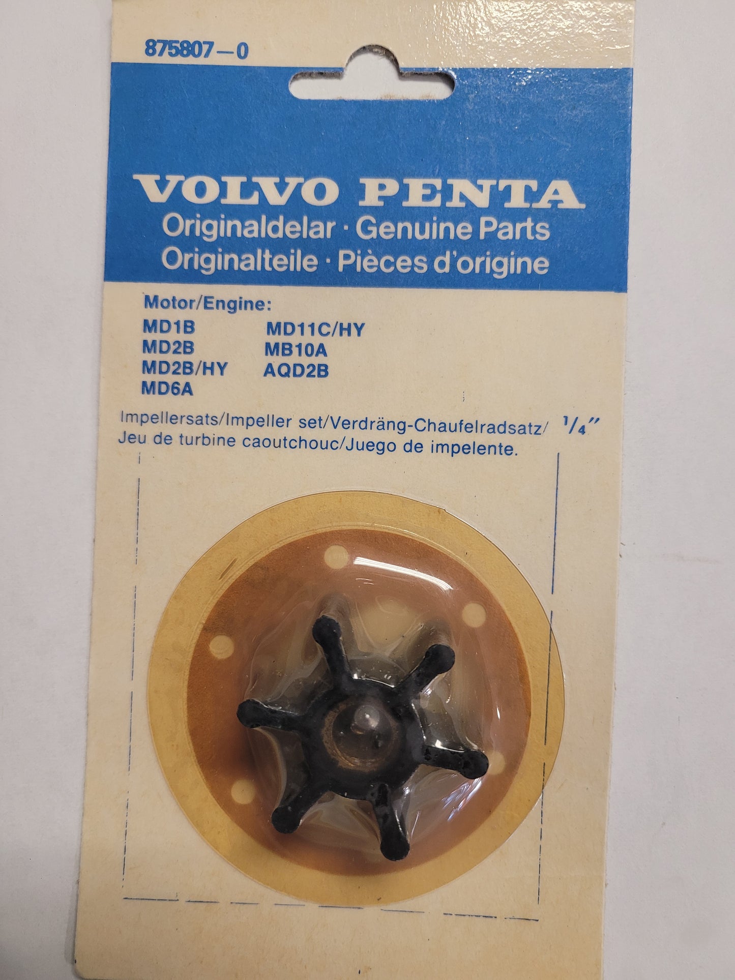 Volvo 875807 Impeller Kit (NOS)