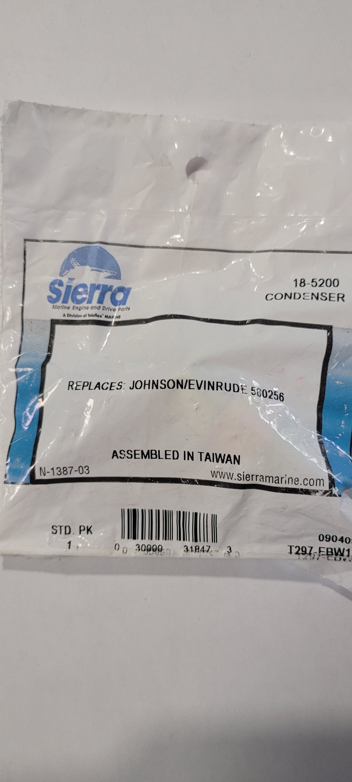 Condenser (580256), Johnson Evinrude Sierra 18-5200